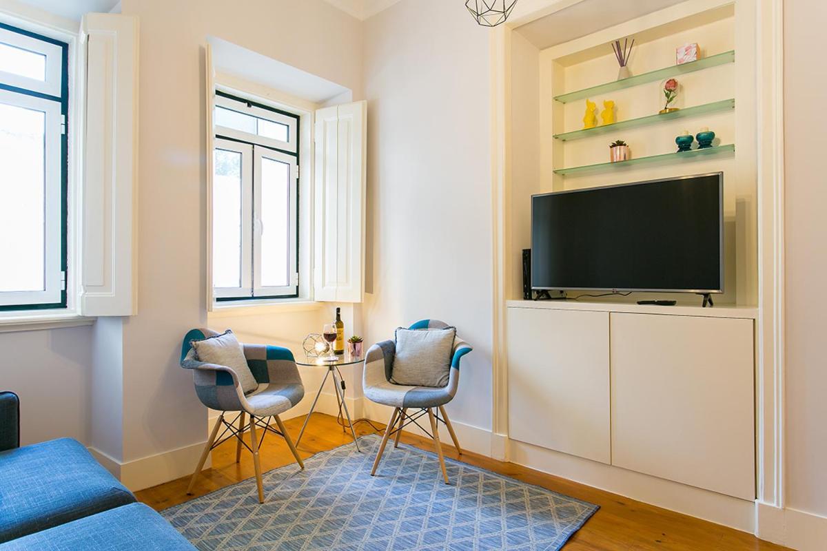 Lovelystay - Cozy 3Bdr Apartment In Estrela 리스본 외부 사진